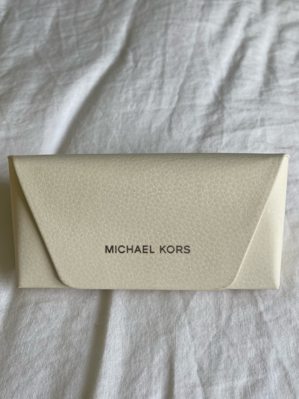 Michael Kors White Eyewear Case